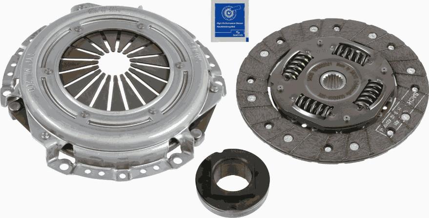 SACHS 3 000 951 012 - Комплект сцепления unicars.by