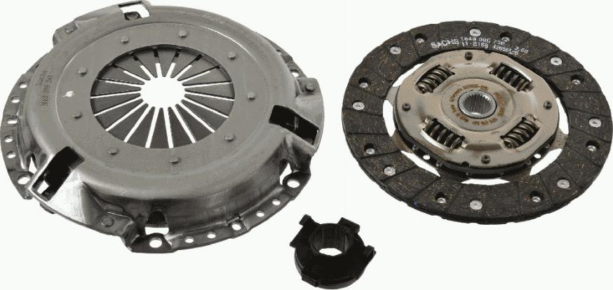 SACHS 3000 951 204 - Комплект сцепления unicars.by