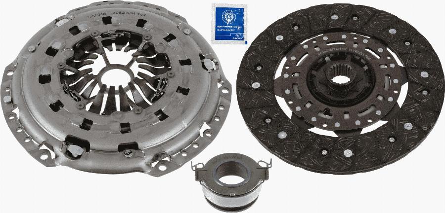 SACHS 3000 952 001 - Комплект сцепления unicars.by