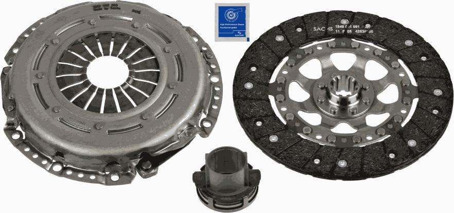 SACHS 3000 970 093 - Комплект сцепления unicars.by