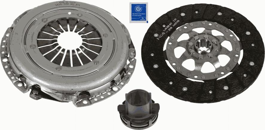 SACHS 3000 970 092 - Комплект сцепления unicars.by