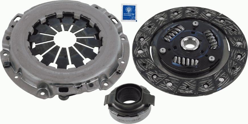 SACHS 3000 518 001 - Комплект сцепления unicars.by