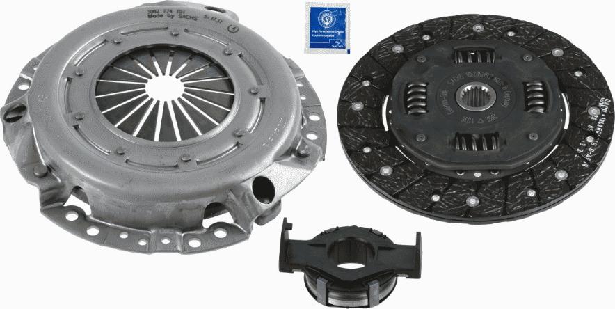 SACHS 3 000 108 002 - Комплект сцепления unicars.by