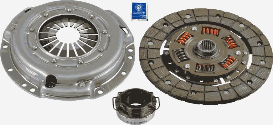 SACHS 3000 840 201 - Комплект сцепления unicars.by