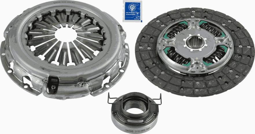 SACHS 3000 854 501 - Комплект сцепления unicars.by