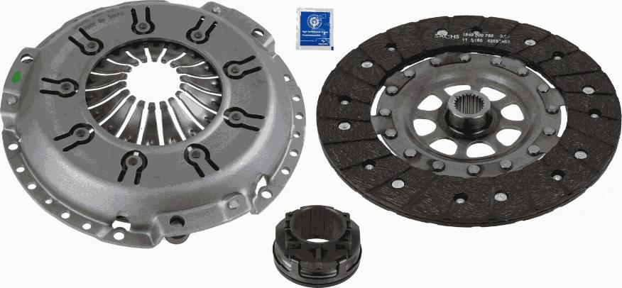 SACHS 3000 851 602 - Комплект сцепления unicars.by