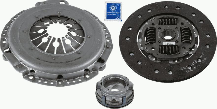 SACHS 3 000 826 901 - Комплект сцепления unicars.by