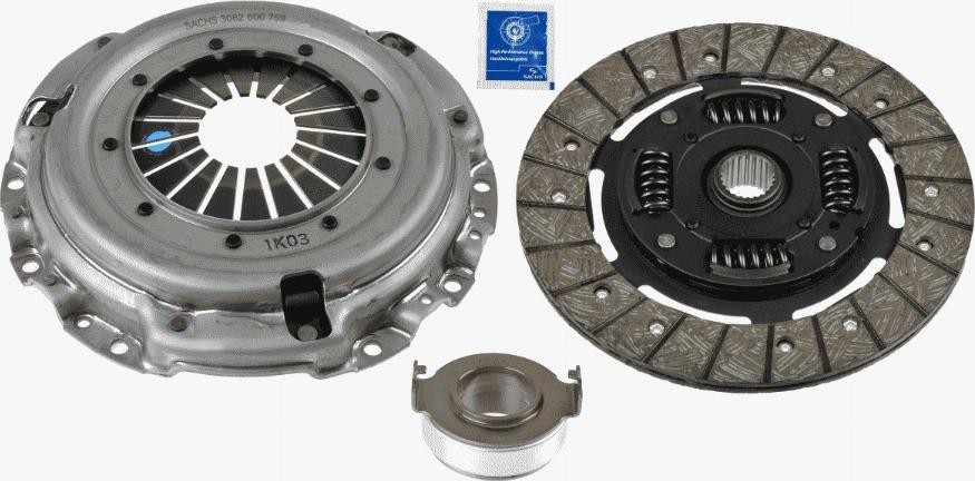 SACHS 3 000 821 601 - Комплект сцепления unicars.by