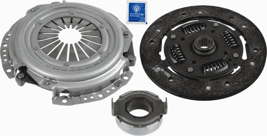 SACHS 3000 368 001 - Комплект сцепления unicars.by