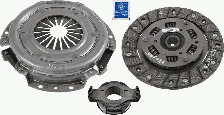 SACHS 3 000 339 001 - Комплект сцепления unicars.by