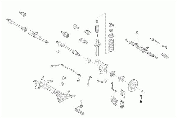 SACHS FORD-ESCOR-FS032 - Рулевое управление unicars.by