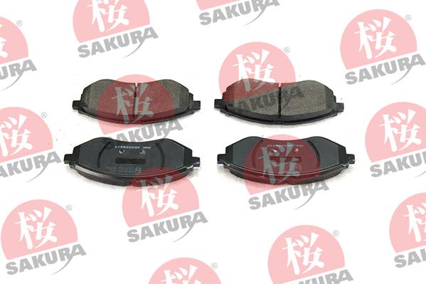 SAKURA 600-00-8410 - Тормозные колодки, дисковые, комплект unicars.by