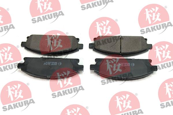 SAKURA 600-10-4173 - Тормозные колодки, дисковые, комплект unicars.by