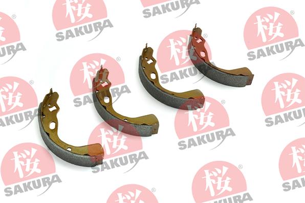 SAKURA 602-30-3550 - Комплект тормозных колодок, барабанные unicars.by