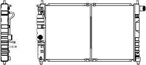 SAKURA Automotive 1140-0101 - Радиатор, охлаждение двигателя unicars.by