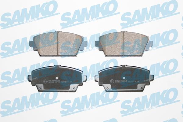 Samko 5SP940 - Тормозные колодки, дисковые, комплект unicars.by