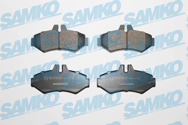 Samko 5SP956 - Тормозные колодки, дисковые, комплект unicars.by