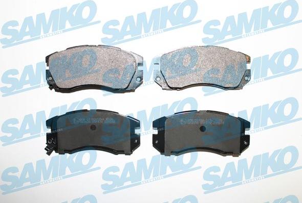 Samko 5SP479 - Тормозные колодки, дисковые, комплект unicars.by