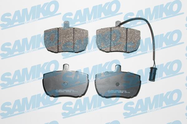 Samko 5SP590 - Тормозные колодки, дисковые, комплект unicars.by