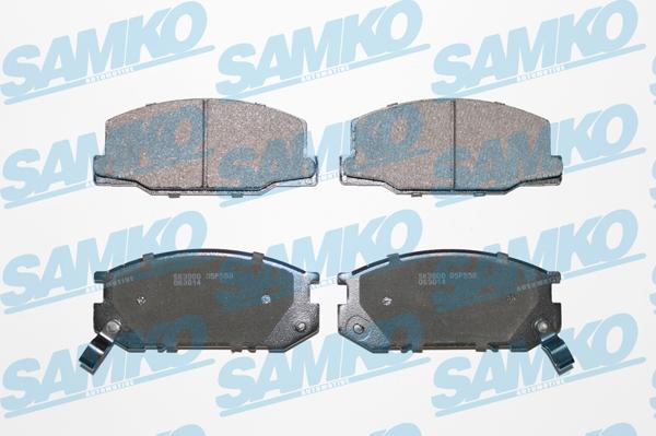 Samko 5SP553 - Тормозные колодки, дисковые, комплект unicars.by