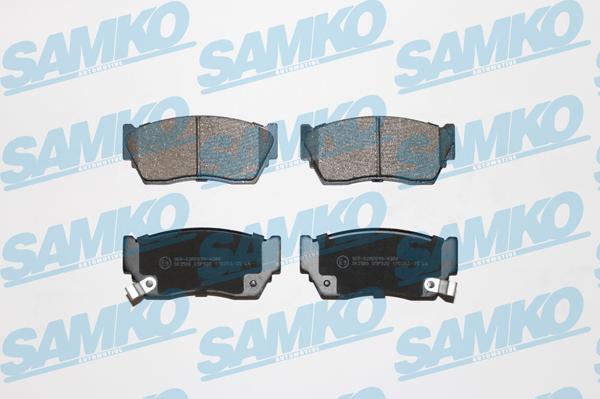 Samko 5SP520 - Тормозные колодки, дисковые, комплект unicars.by