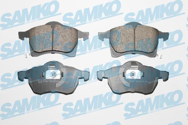 Samko 5SP690 - Тормозные колодки, дисковые, комплект unicars.by