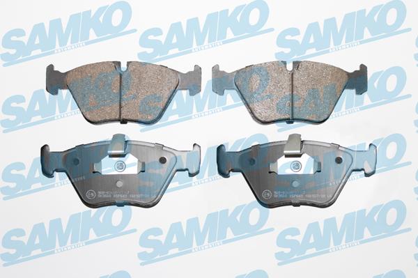 Samko 5SP649 - Тормозные колодки, дисковые, комплект unicars.by