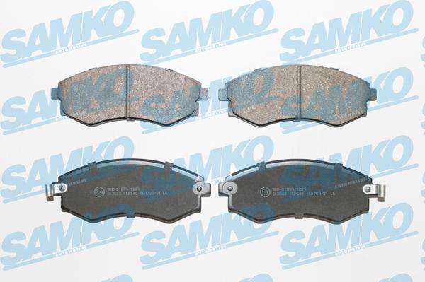 Samko 5SP640 - Тормозные колодки, дисковые, комплект unicars.by