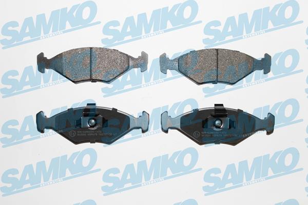 Samko 5SP679 - Тормозные колодки, дисковые, комплект unicars.by