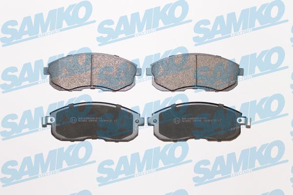 Samko 5SP090 - Тормозные колодки, дисковые, комплект unicars.by