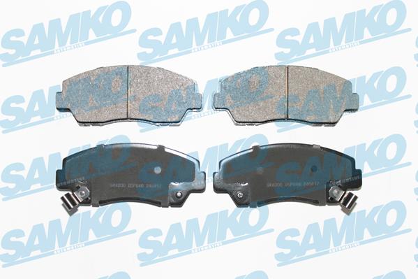 Samko 5SP040 - Тормозные колодки, дисковые, комплект unicars.by