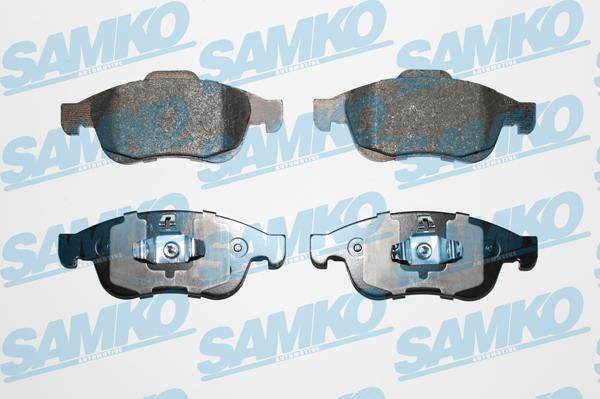 Samko 5SP1493 - Тормозные колодки, дисковые, комплект unicars.by