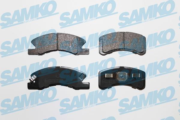 Samko 5SP1443 - Тормозные колодки, дисковые, комплект unicars.by