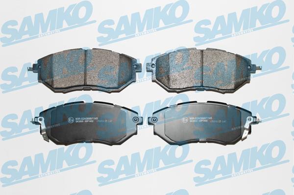 Samko 5SP1402 - Тормозные колодки, дисковые, комплект unicars.by