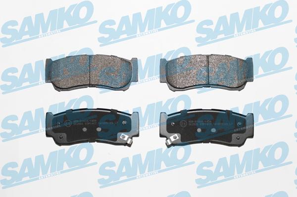 Samko 5SP1417 - Тормозные колодки, дисковые, комплект unicars.by