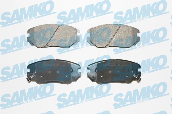 Samko 5SP1599 - Тормозные колодки, дисковые, комплект unicars.by