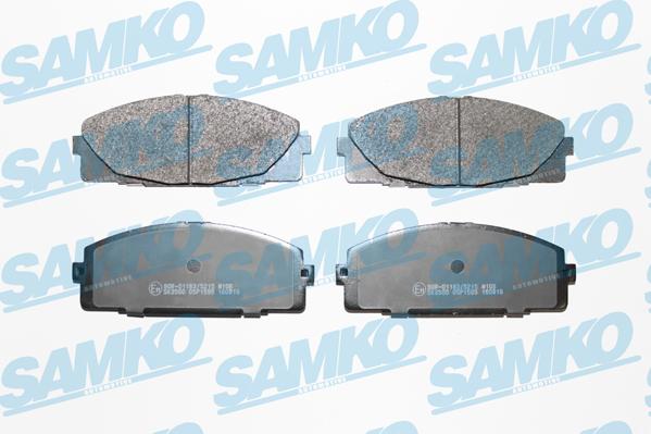 Samko 5SP1595 - Тормозные колодки, дисковые, комплект unicars.by