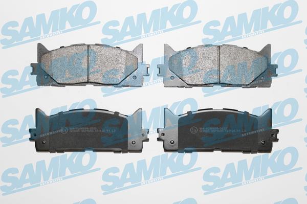 Samko 5SP1593 - Тормозные колодки, дисковые, комплект unicars.by