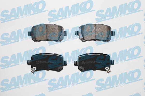 Samko 5SP1550 - Тормозные колодки, дисковые, комплект unicars.by