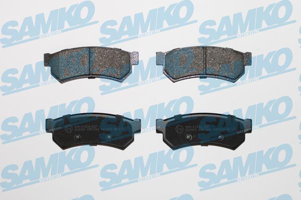 Samko 5SP1564 - Тормозные колодки, дисковые, комплект unicars.by