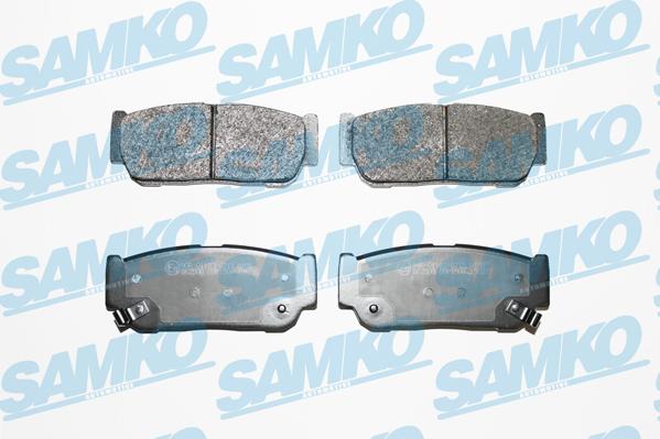 Samko 5SP1504 - Тормозные колодки, дисковые, комплект unicars.by