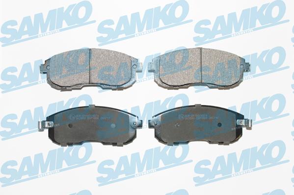 Samko 5SP1606 - Тормозные колодки, дисковые, комплект unicars.by