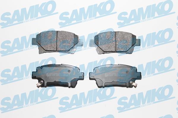 Samko 5SP1602 - Тормозные колодки, дисковые, комплект unicars.by