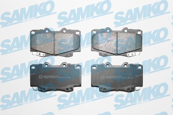 Samko 5SP1610 - Тормозные колодки, дисковые, комплект unicars.by