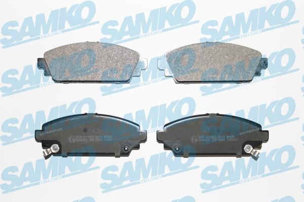 Samko 5SP1069 - Тормозные колодки, дисковые, комплект unicars.by