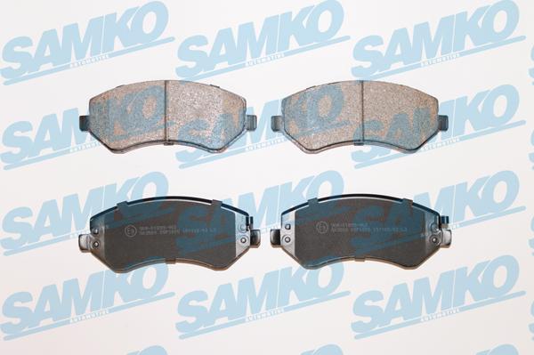 Samko 5SP1005 - Тормозные колодки, дисковые, комплект unicars.by