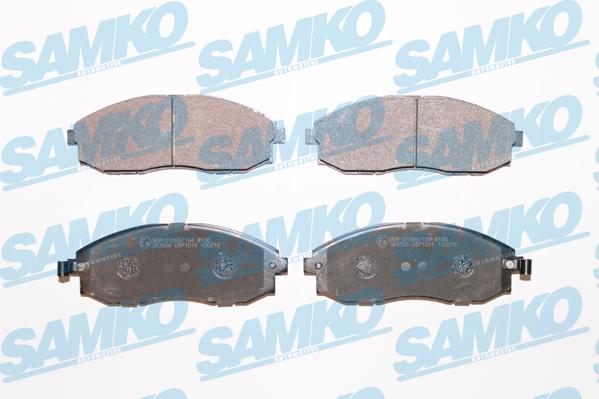 Samko 5SP1015 - Тормозные колодки, дисковые, комплект unicars.by