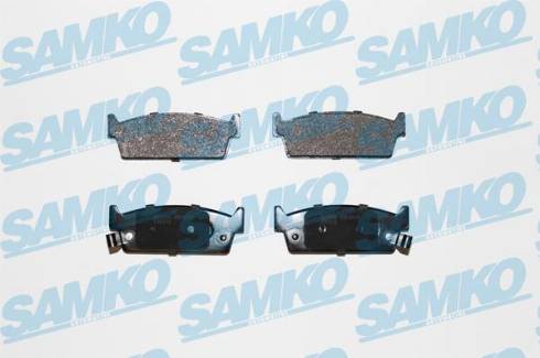 Samko 5SP1010 - Тормозные колодки, дисковые, комплект unicars.by