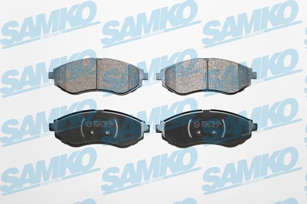 Samko 5SP1080 - Тормозные колодки, дисковые, комплект unicars.by