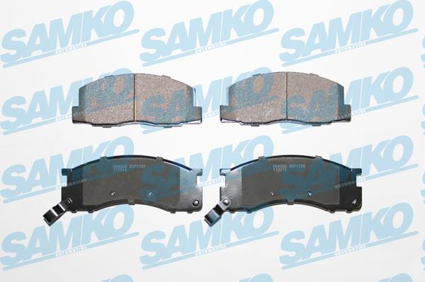 Samko 5SP1126 - Тормозные колодки, дисковые, комплект unicars.by